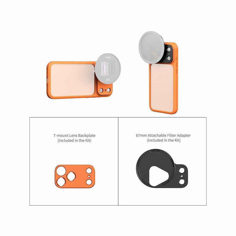 SmallRig FilMov Lightweight Photography Bumper Case for iPhone 17 Pro Max (Orange) 5795 thumbnail 2