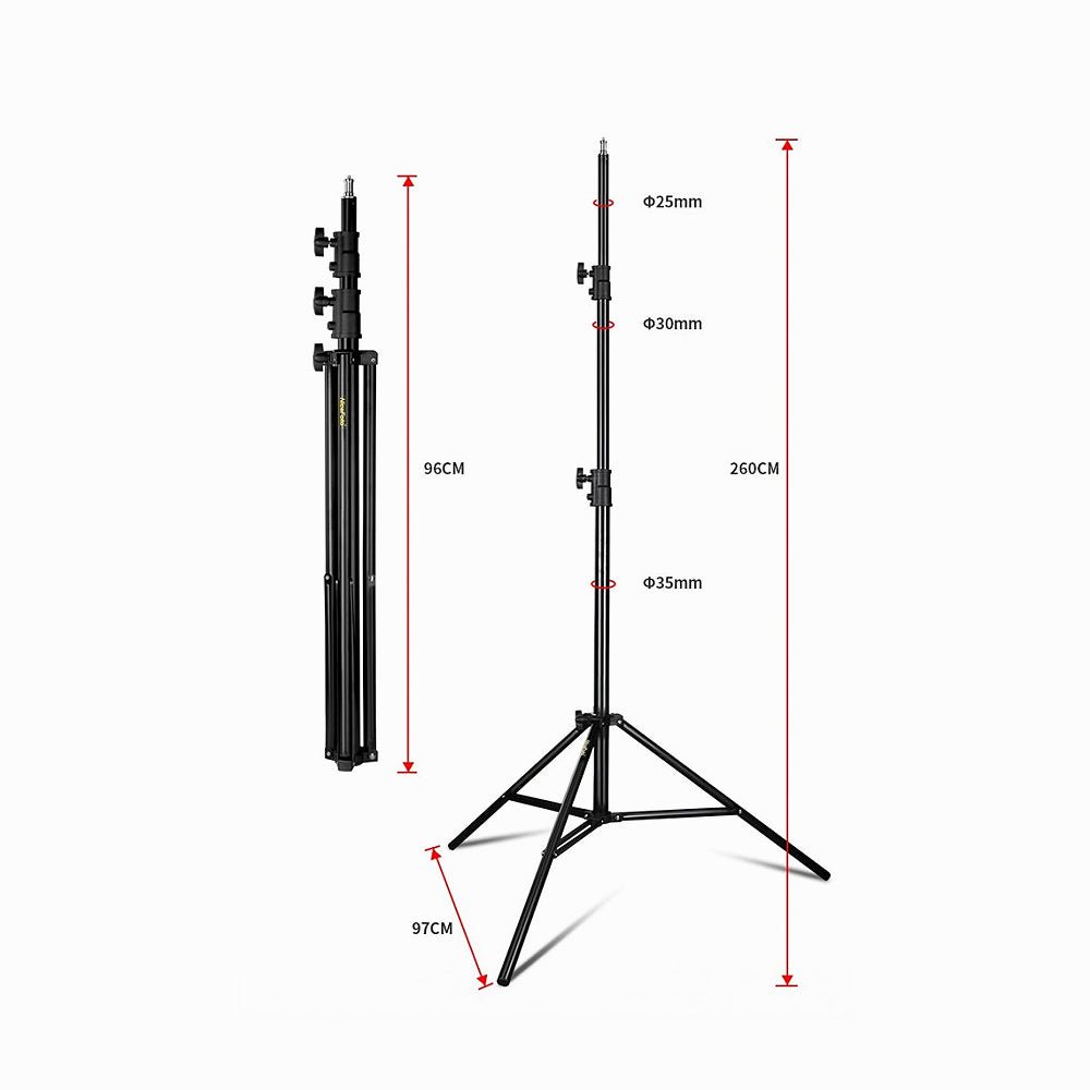 NiceFoto LS-280AT II Heavy Duty Air Cushioned Light Stand thumbnail 2