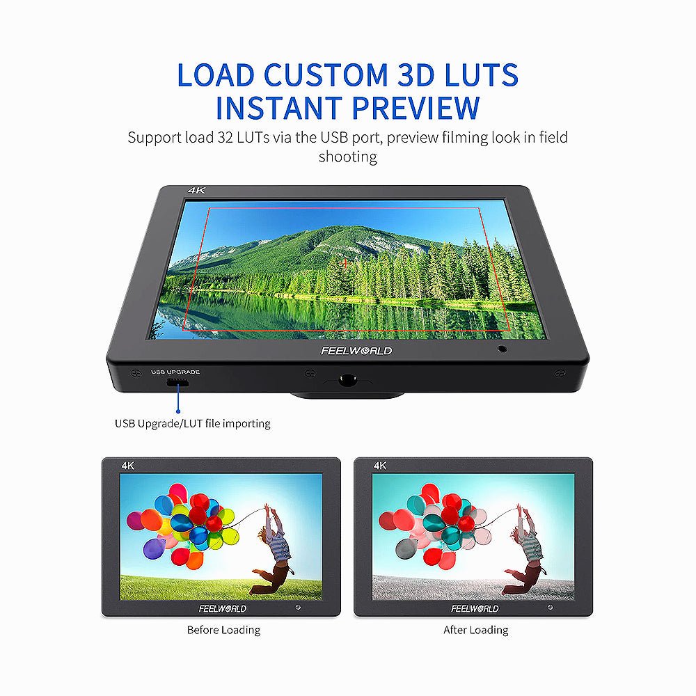 FeelWorld T7 Plus 7" IPS On-Camera Monitor with 3D LUT thumbnail 2