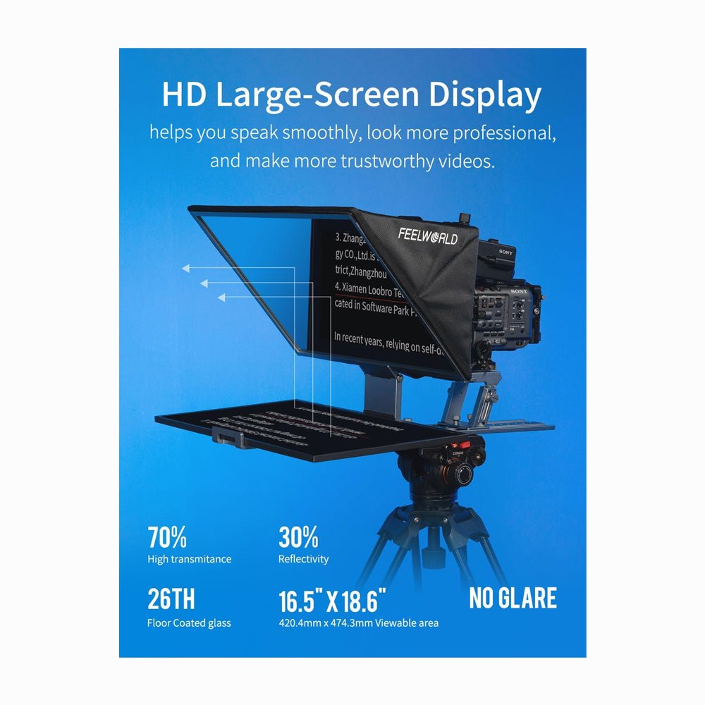 FEELWORLD TP21 21-inch Folding Teleprompter thumbnail 2