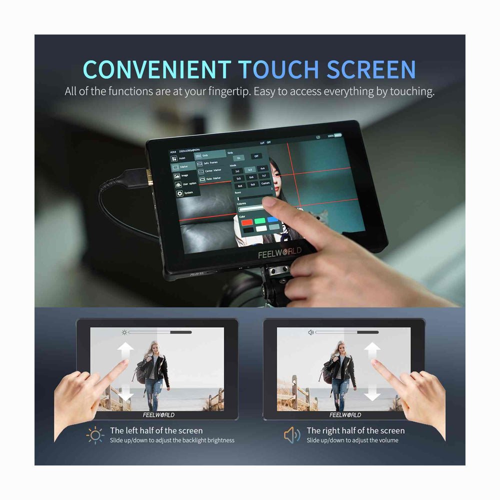 FeelWorld F7 Plus 7" Touchscreen HDMI Field Monitor thumbnail 2