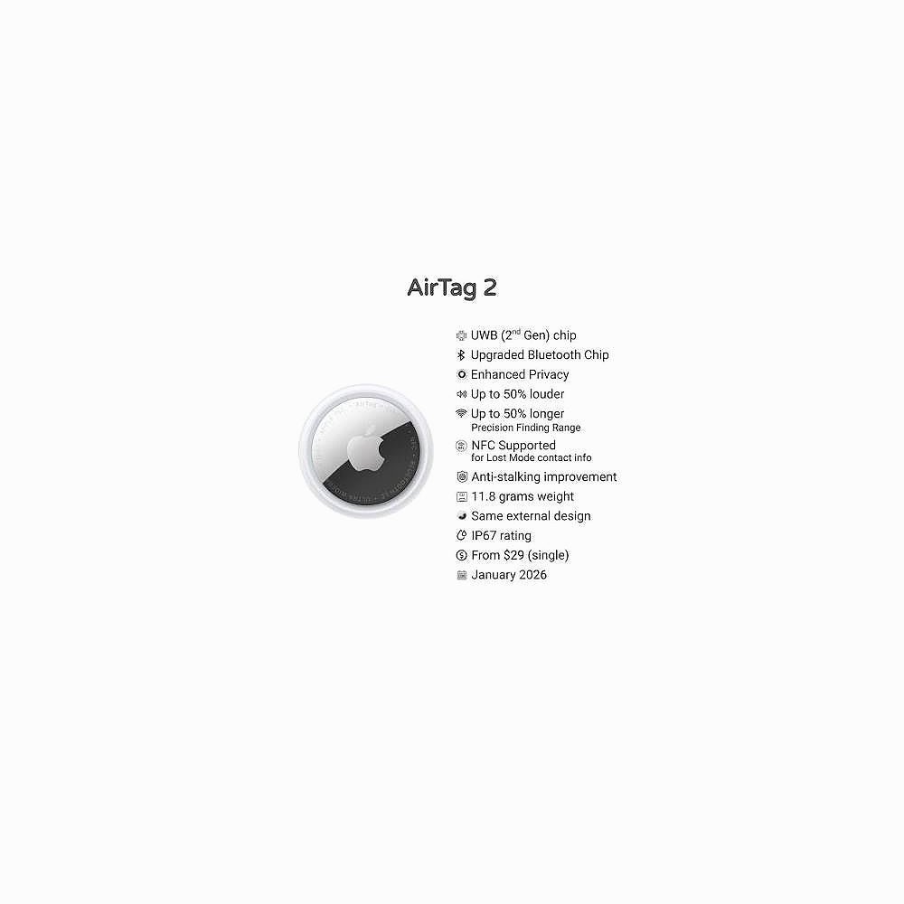 Apple Airtag (2nd Generation) thumbnail 2