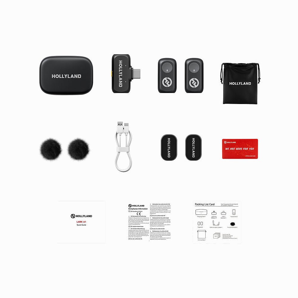 Hollyland LARK A1 Duo USB-C (Space Grey) thumbnail 2