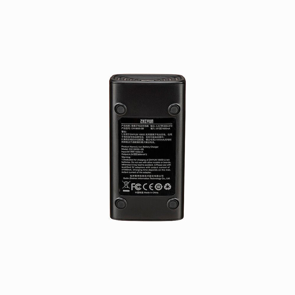 Zhiyun 18650 2-Slot Battery Charger thumbnail 2