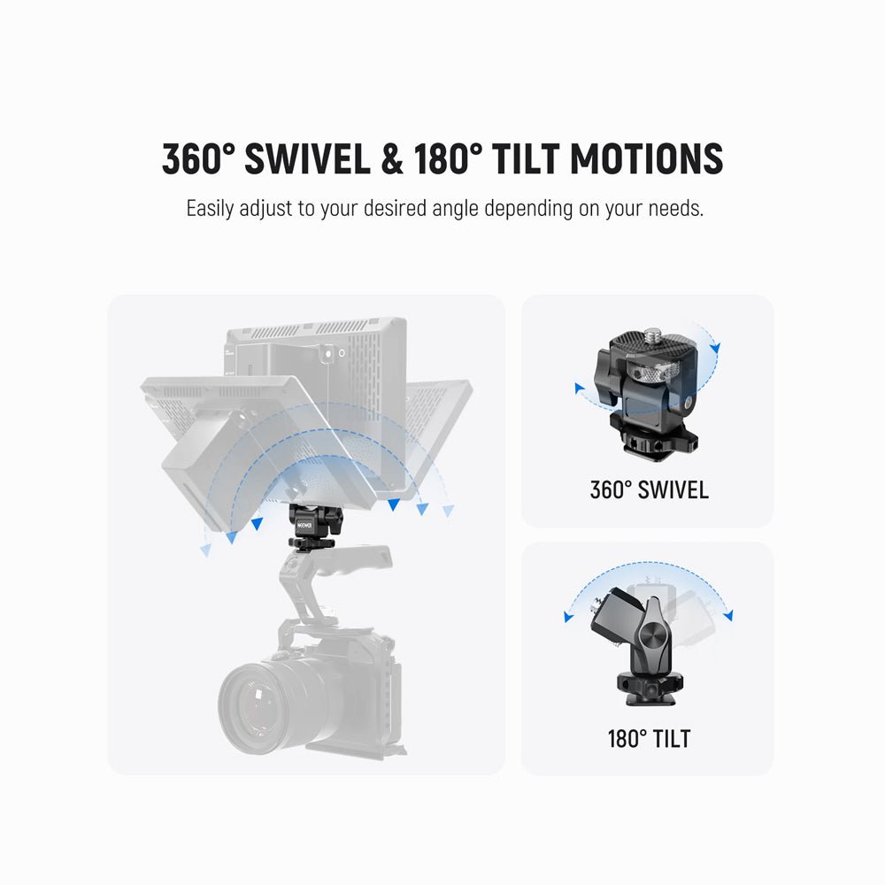NEEWER MA002 Field Monitor Holder with Cold Shoe Mount thumbnail 2