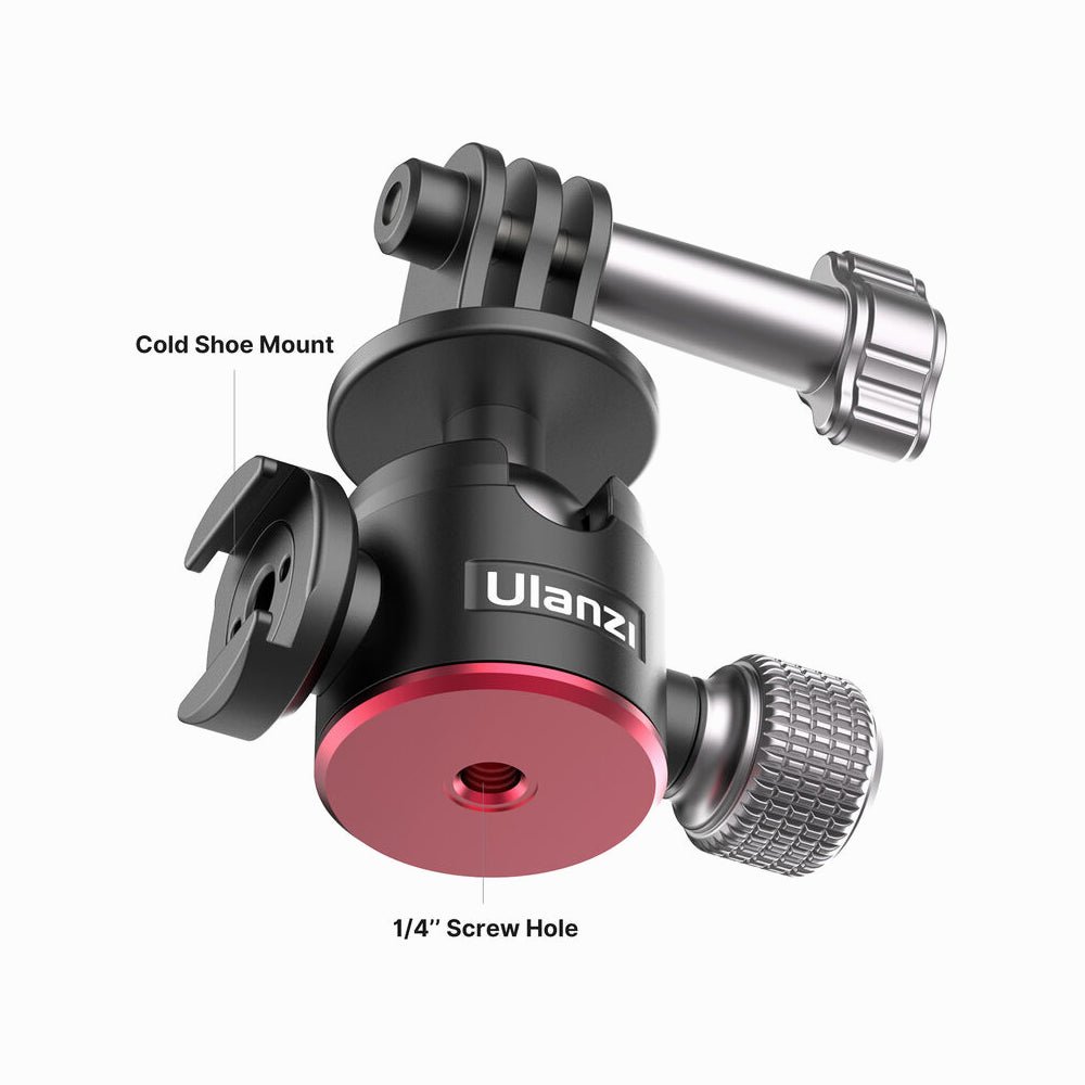 Ulanzi U-130 Universal Ball Head for Action Cameras thumbnail 2