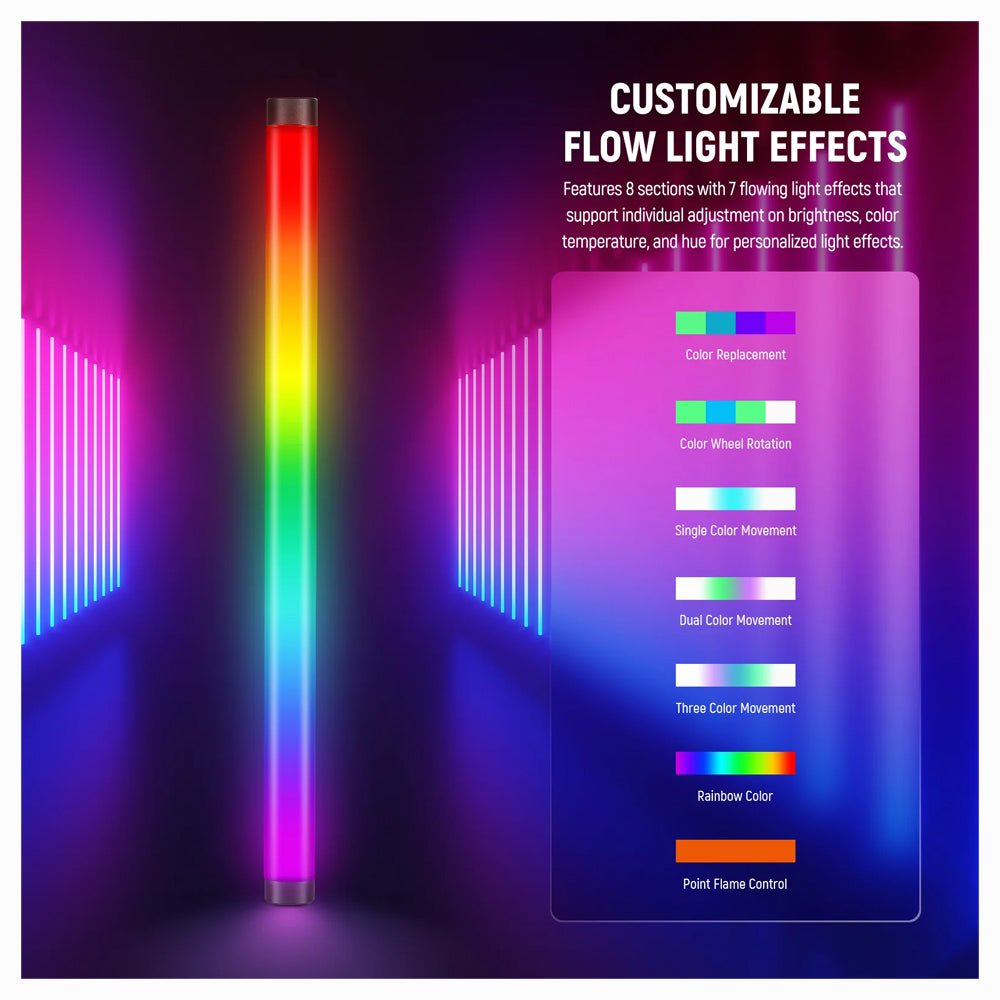 NEEWER TL60 20W RGB Tube Light Stick thumbnail 2