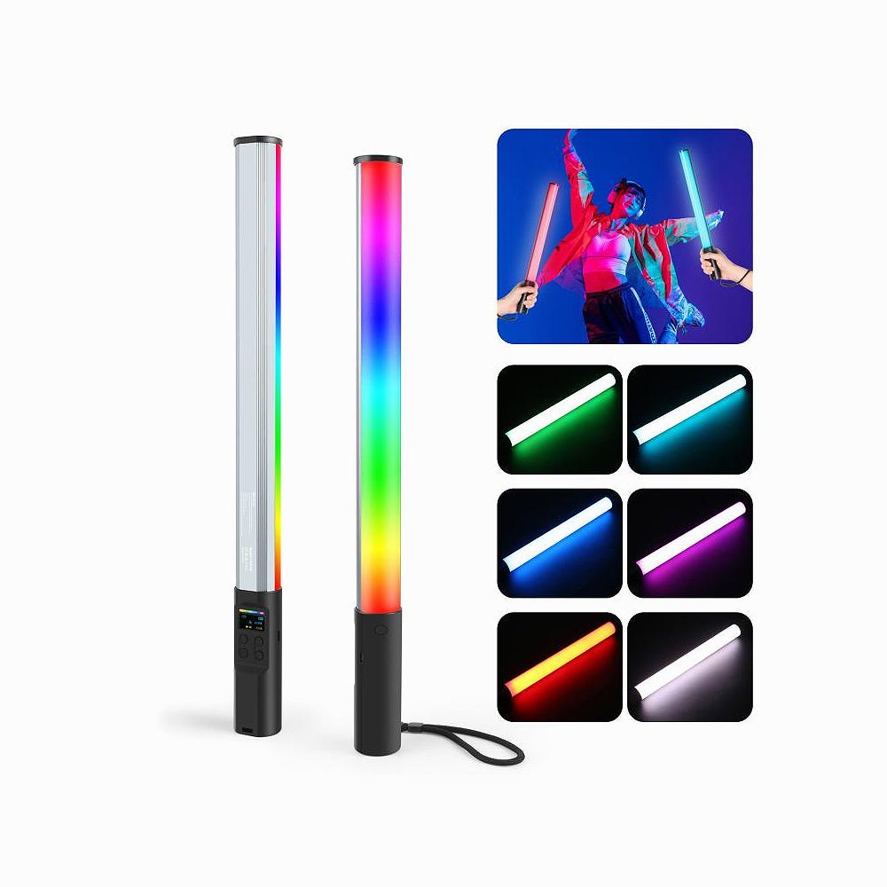 PULUZ 132 LEDs Photo Handheld Stick Light Full Color RGB Fill Light-PU4140