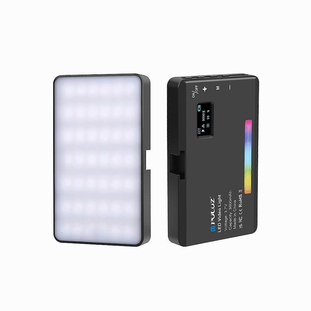 PULUZ Pocket 140 LEDs RGB Full Color Beauty Fill Light Handheld Photography LED Light (Black)-PU658B thumbnail 2