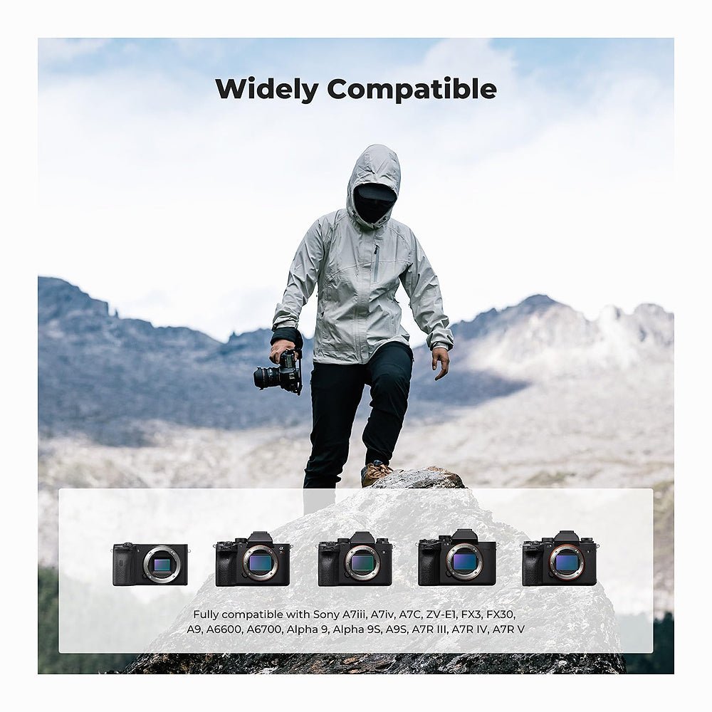 K&F Concept NP-FZ100 Battery Charger, Dual Slot Quick Charger for Sony Alpha A7 III, A7R III (A7R3), A9, a6600, a7R IV, Alpha a9 II Camera-K thumbnail 2
