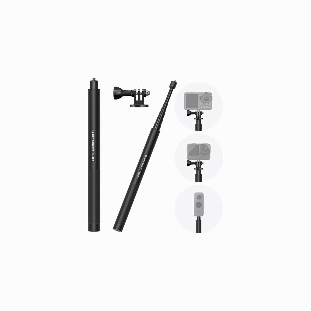 K&F Concept MS07 Invisible Selfie Stick (5')-KF09.132 thumbnail 2