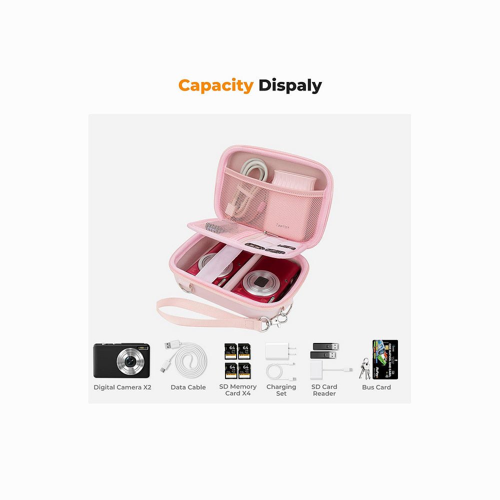 K&F Concept Digital Camera Case (Pink)KF13.167V2 thumbnail 2