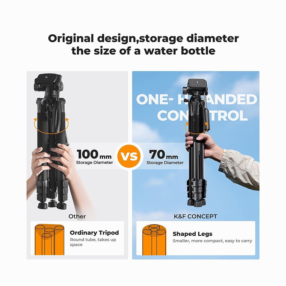 K&F Concept KF09.154 S254A3+BV01 Camera Tripod thumbnail 2