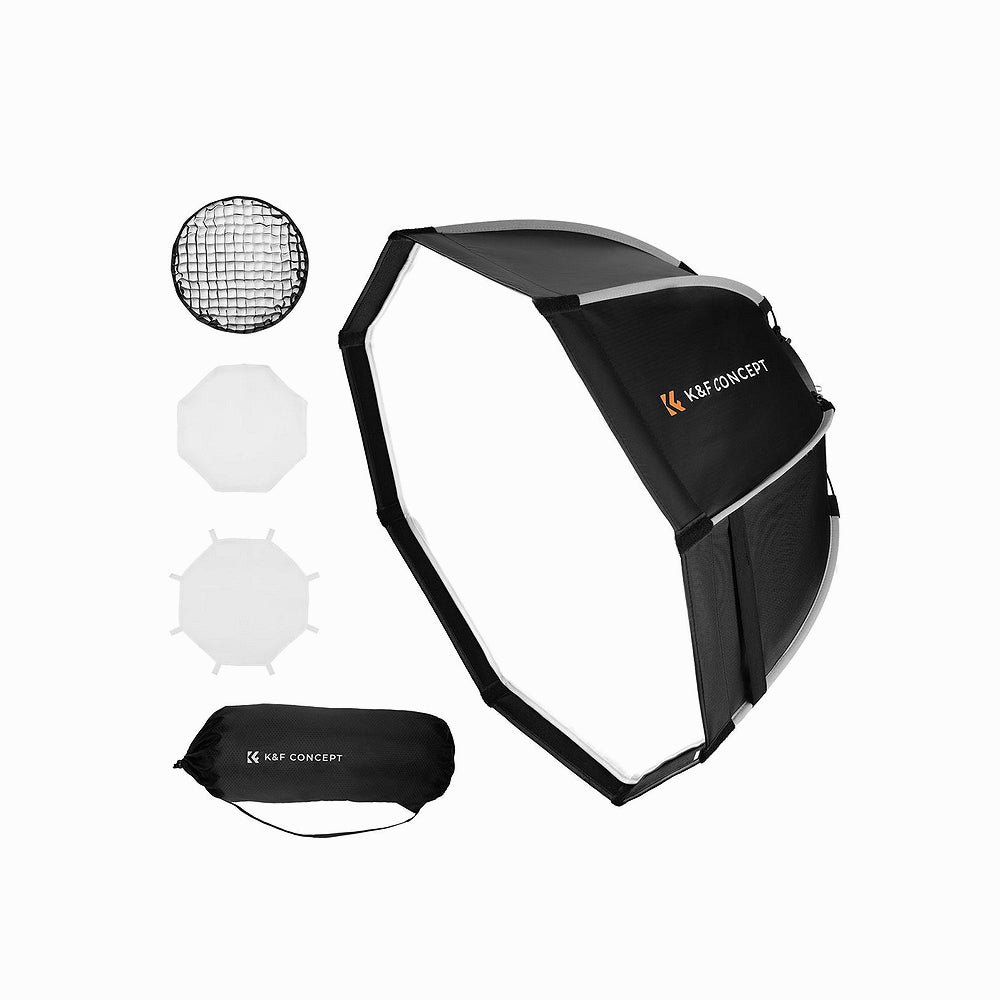 K&F CONCEPT Octagonal Softbox, 90cm/35in Quick Release Softbox with Bowens Mount, Carrying Bag-KF18.0016 thumbnail 2