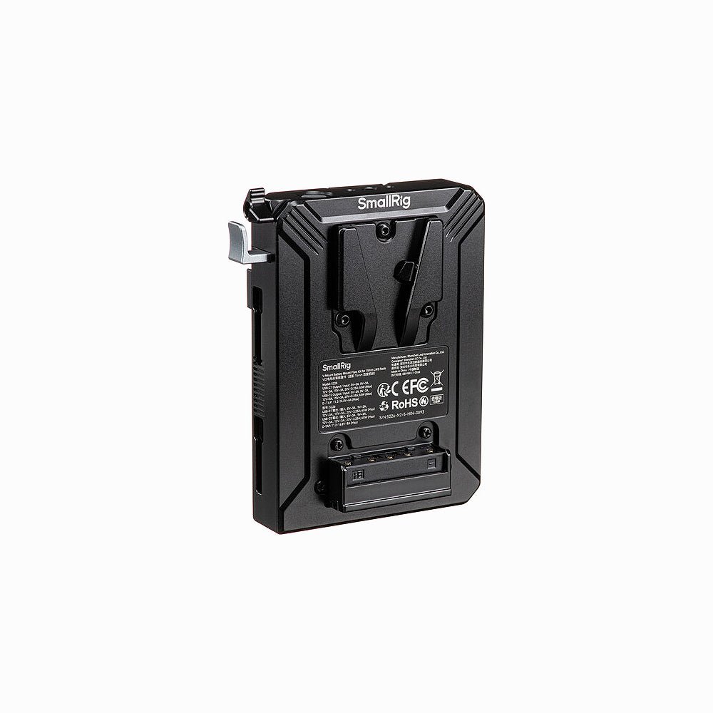 SmallRig V-Mount Battery Mount Plate Kit for 15mm LWS Rods-5226