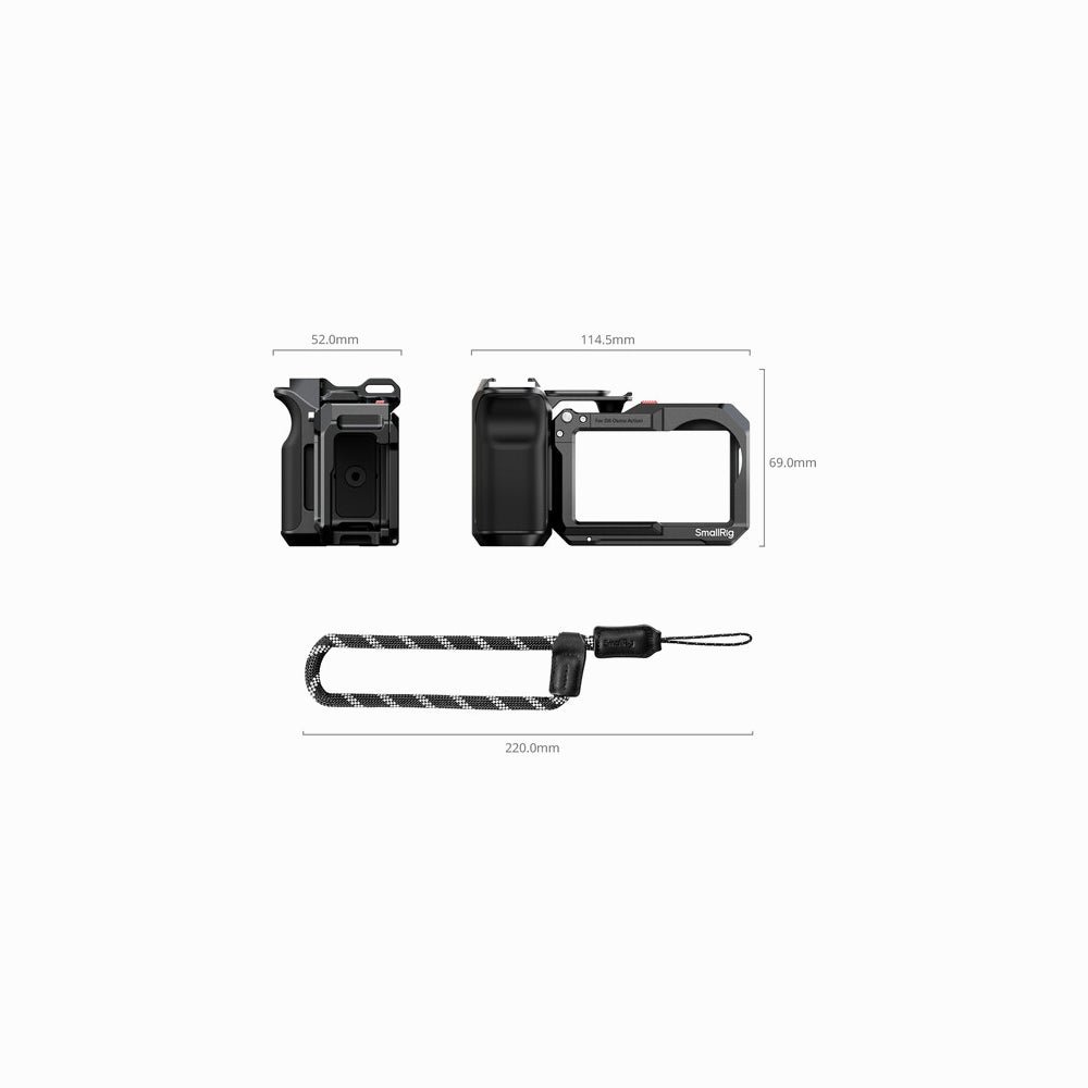SmallRig Cage Kit for DJI Osmo Action 5 Pro 4 3-5602 thumbnail 2