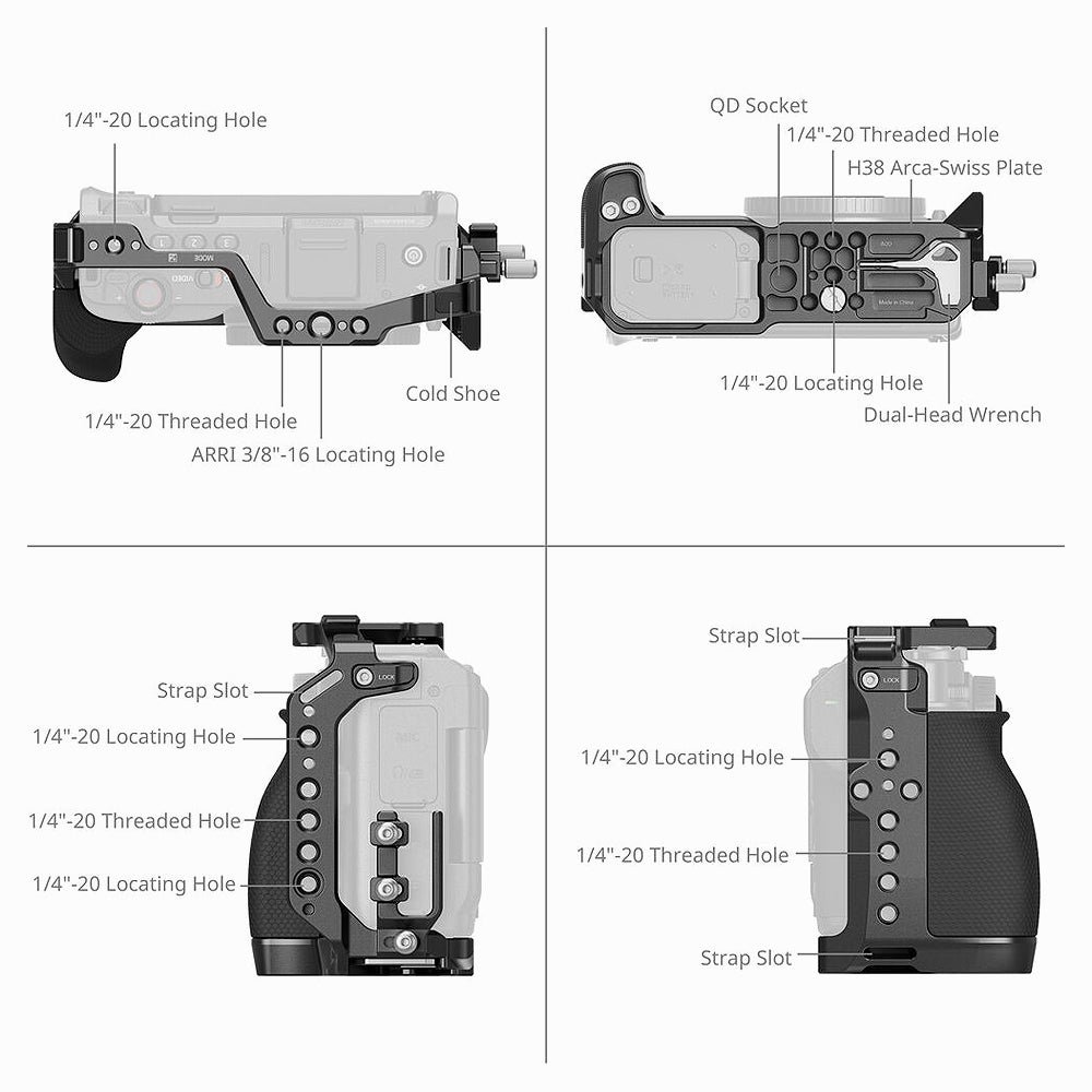 SmallRig 5468 Advanced Camera Cage Kit for Nikon ZR thumbnail 2