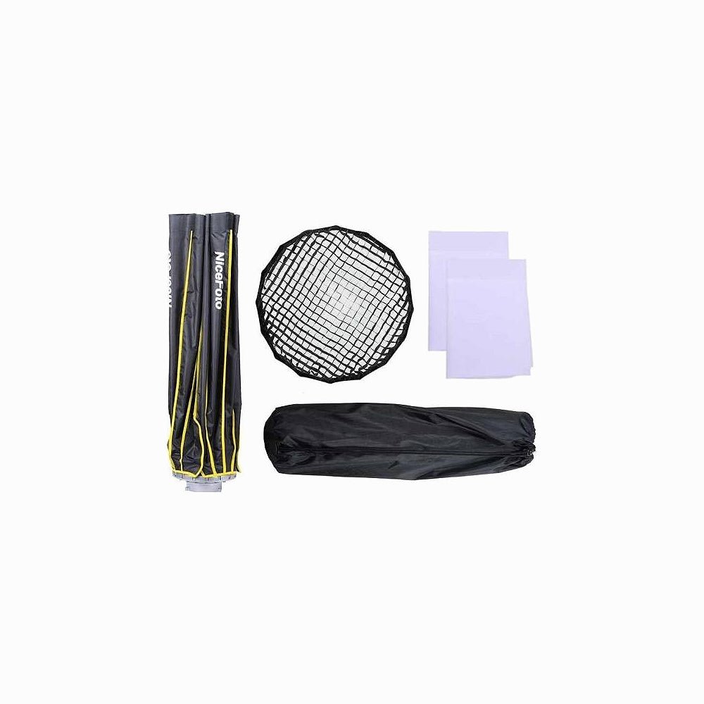 Nicefoto LED-60cm Quick Set-Up Deep Parabolic Softbox with Grid thumbnail 2