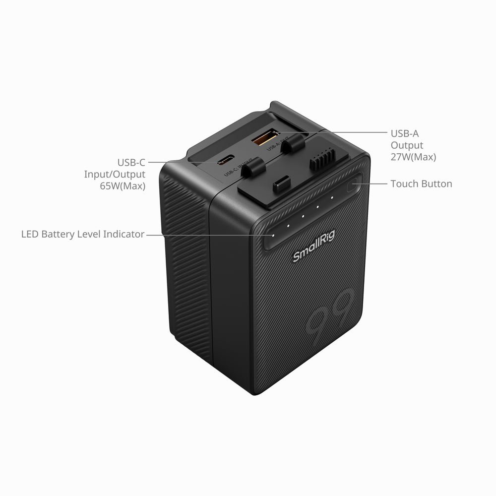 SmallRig VB99 Lite mini V-Mount Battery 5245 thumbnail 2