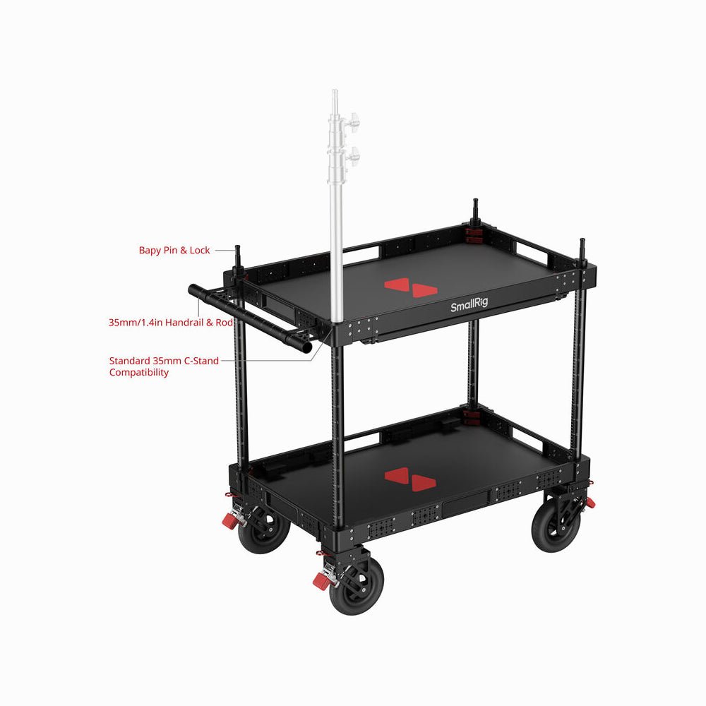 SmallRig MD4573 36" Lightweight Video Production Camera Cart thumbnail 2