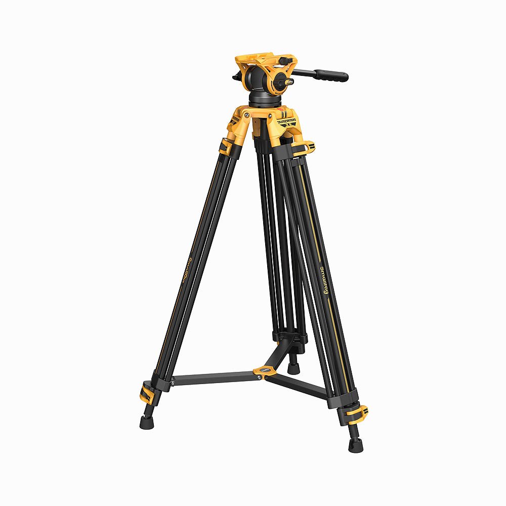 SmallRig 5523 Video Tripod with Heavy-Duty Fluid Head AD-01 (BumbleBee Editionīŧ