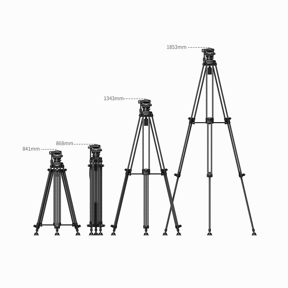 SmallRig AD14 Heavy-Duty Carbon Fiber Tripod(5441) thumbnail 2