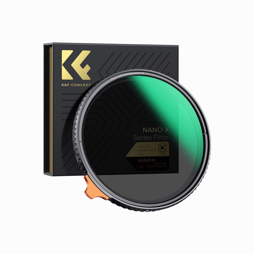 K&F Concept 82mm True Color Variable ND2-32 (1-5 Stops) ND Lens Filter, Adjustable Neutral Density Filter with 28 Multi-Layer Coatings Nano-