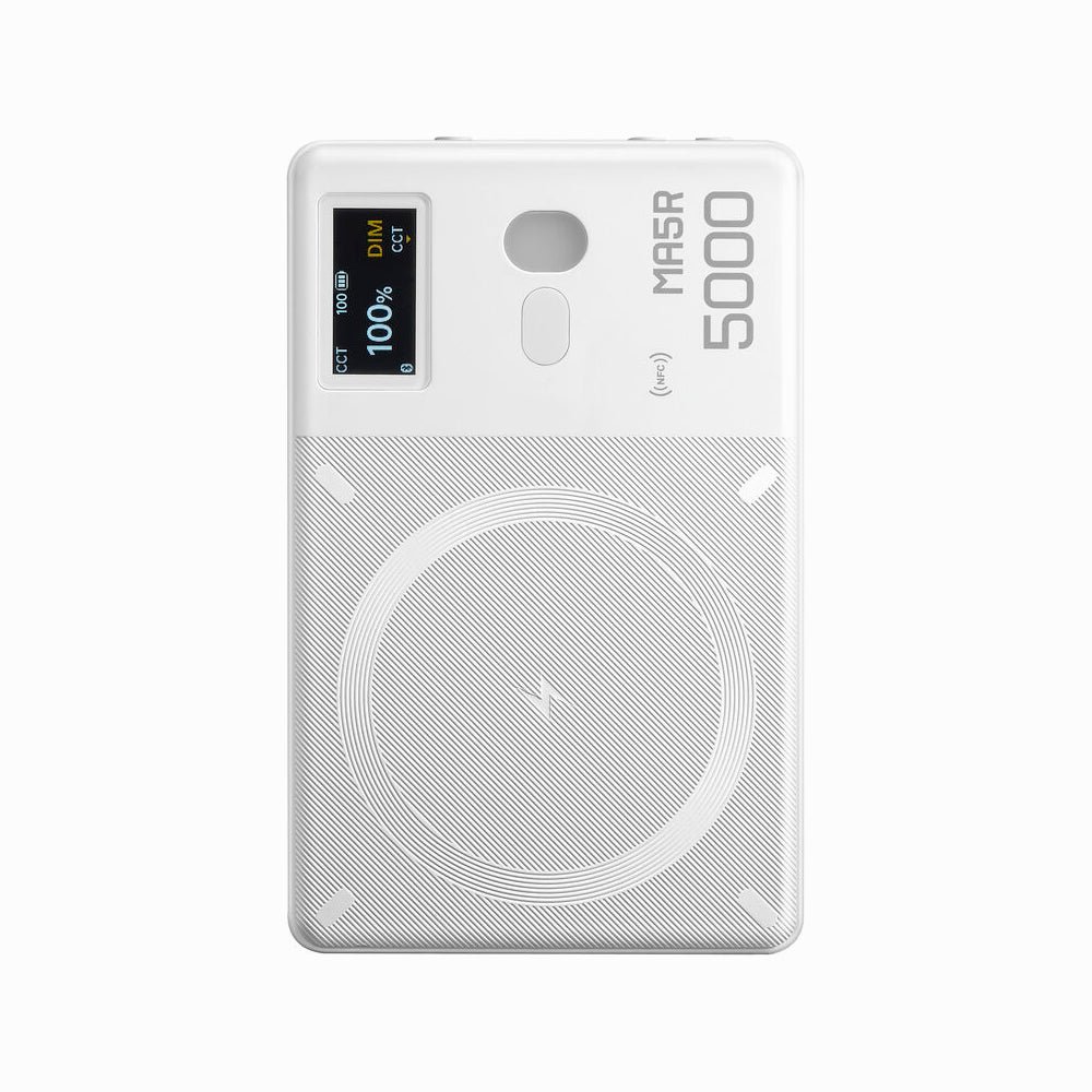 Godox MA5R RGB LED Light and Power Bank (White)