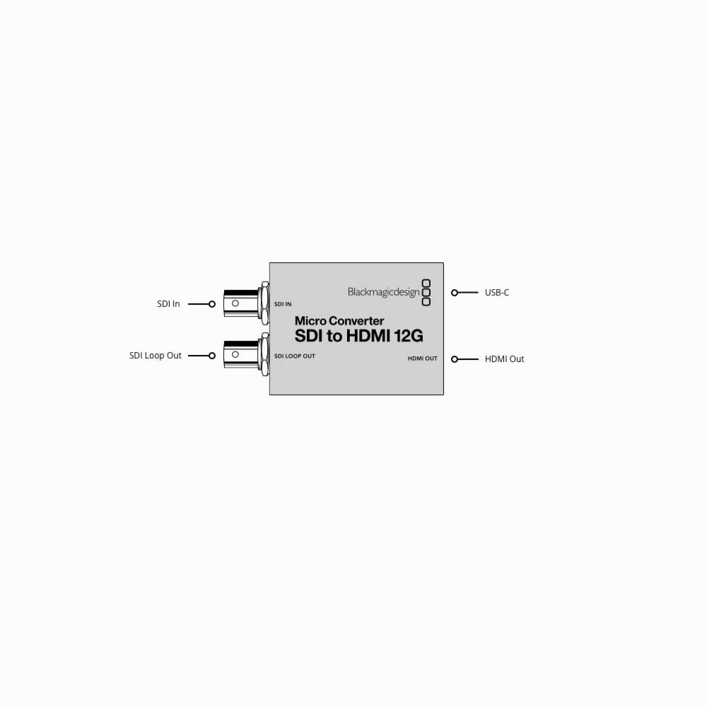 Blackmagic Design Micro Converter BiDirectional SDI/HDMI 12G with Power Supply thumbnail 2