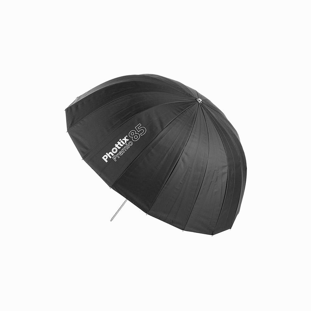 Phottix Premio Reflective Umbrella 85m Silver/Black thumbnail 2