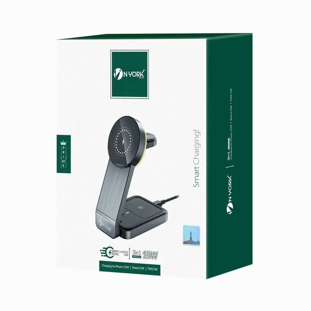 NYORK HA715 WIRELESS 15W CHARGER