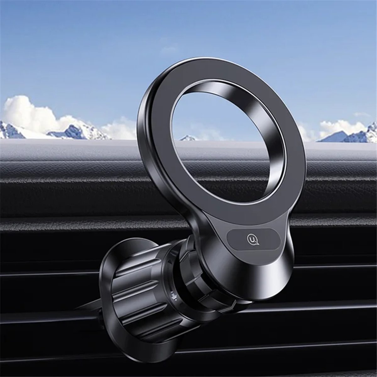 USAMS US-ZJ075 Magnetic Car Phone Holder 360-degree Rotation Air Vent Phone Mount thumbnail 2