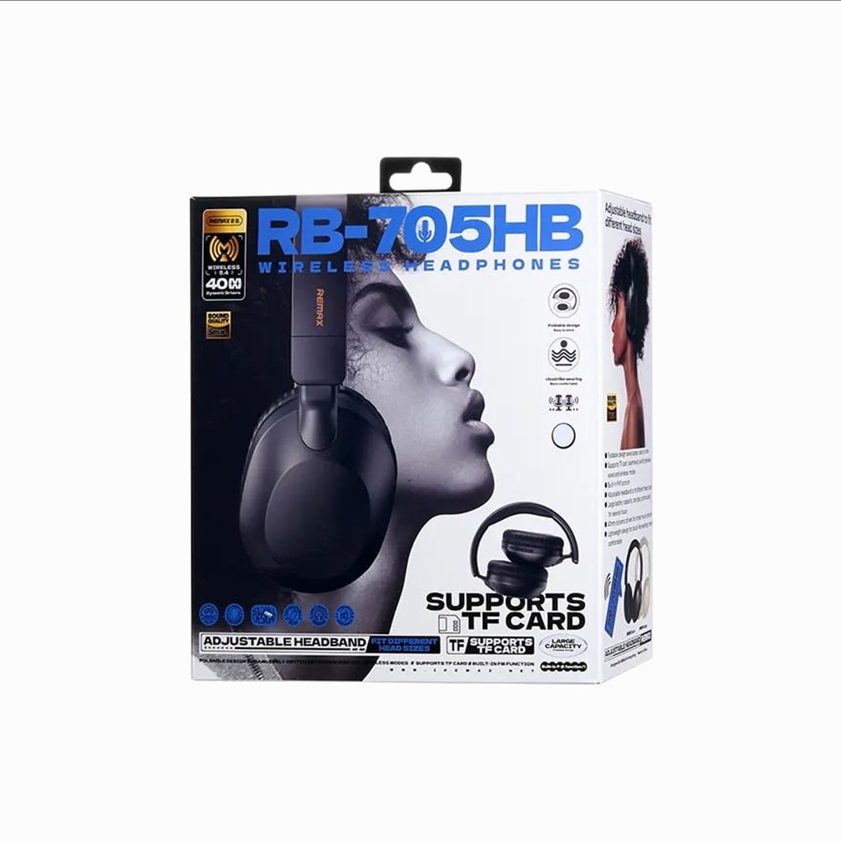 REMAX Wireless Headphones RB-705HB White thumbnail 2