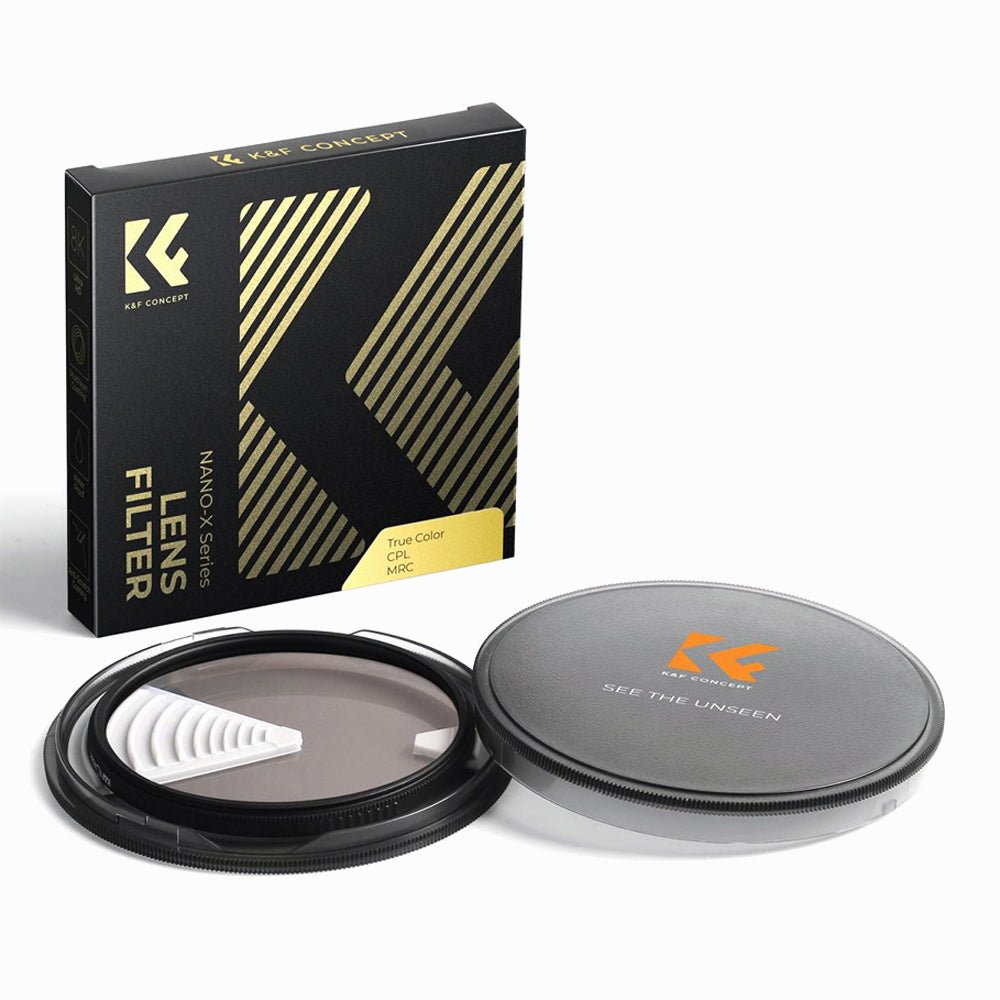 K&F Concept 52mm CPL Filter True Color Circular Polarizers Filter with 28 Multi-Layer Coatings for Camera Lens Nano-Xcel Series (KF01.2365) thumbnail 2