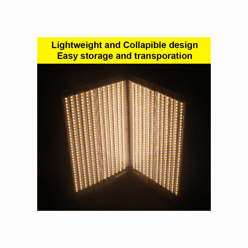 Nicefoto VB-1000C Collapsible Mat light with grid thumbnail 2