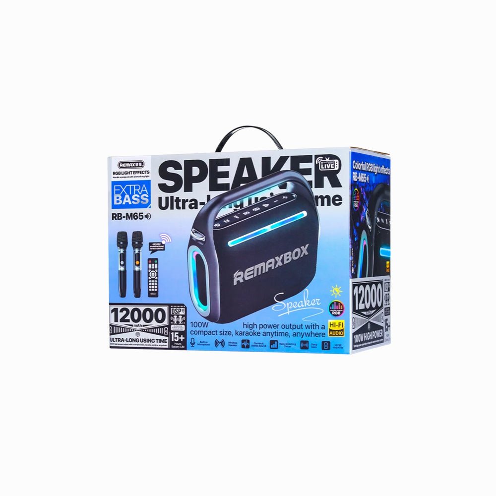 REMAX Party Light 130W Portable Wireless Speaker RB-M65 thumbnail 2