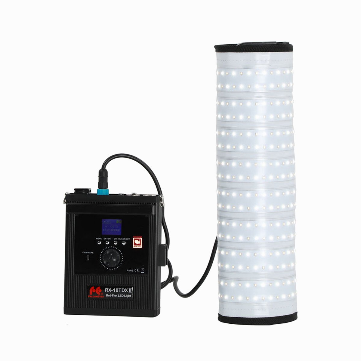 Falcon Eyes ROLL-FLEX RX-18TDX III Bi-Color LED Light Panel (2-Light Kit) thumbnail 2