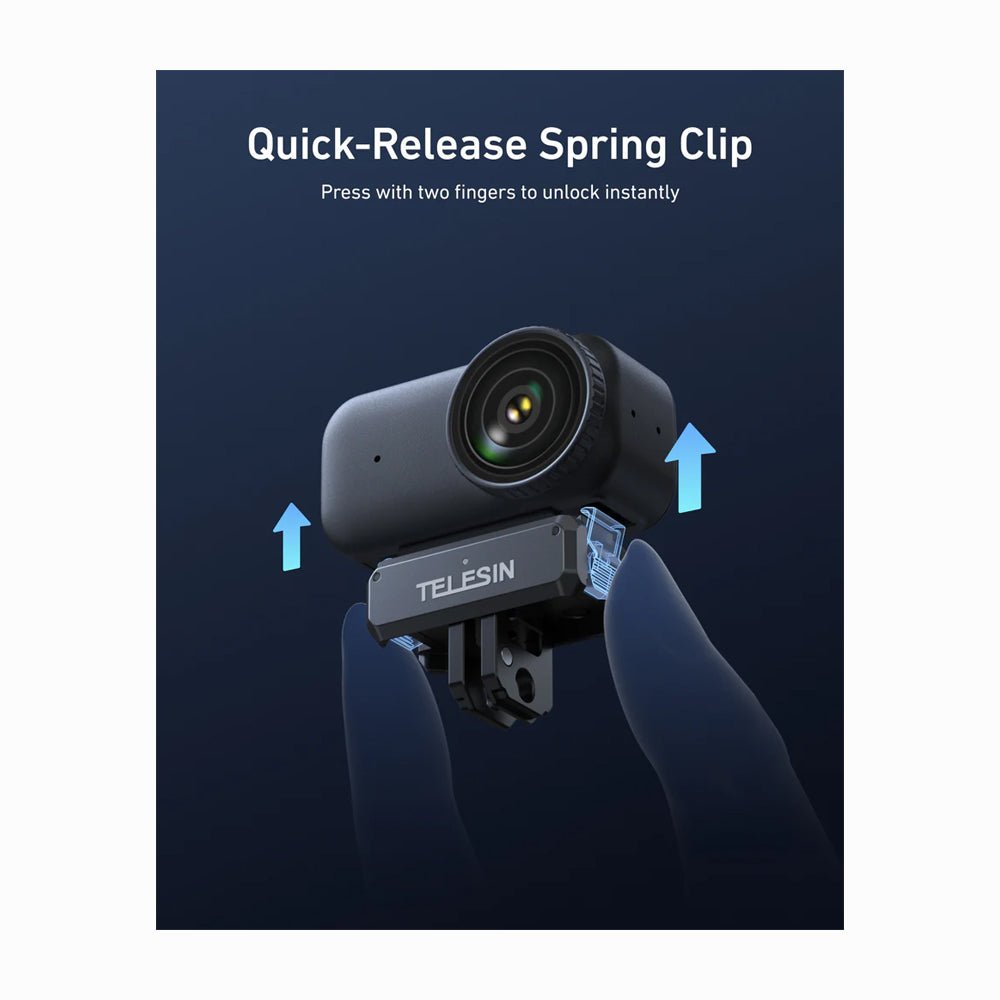 TELESIN Magnetic Quick-Release Charging Adapter Mount (S7-JBK-17-TDJ) thumbnail 2