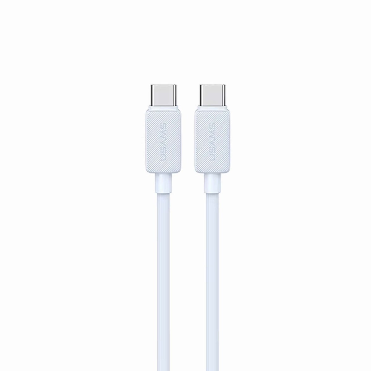 USAMS US-SJ701 3m Type-C to Type-C Charger Cord PD 60W Fast Charging Cable 480Mbps Charger Cable Blue image 1