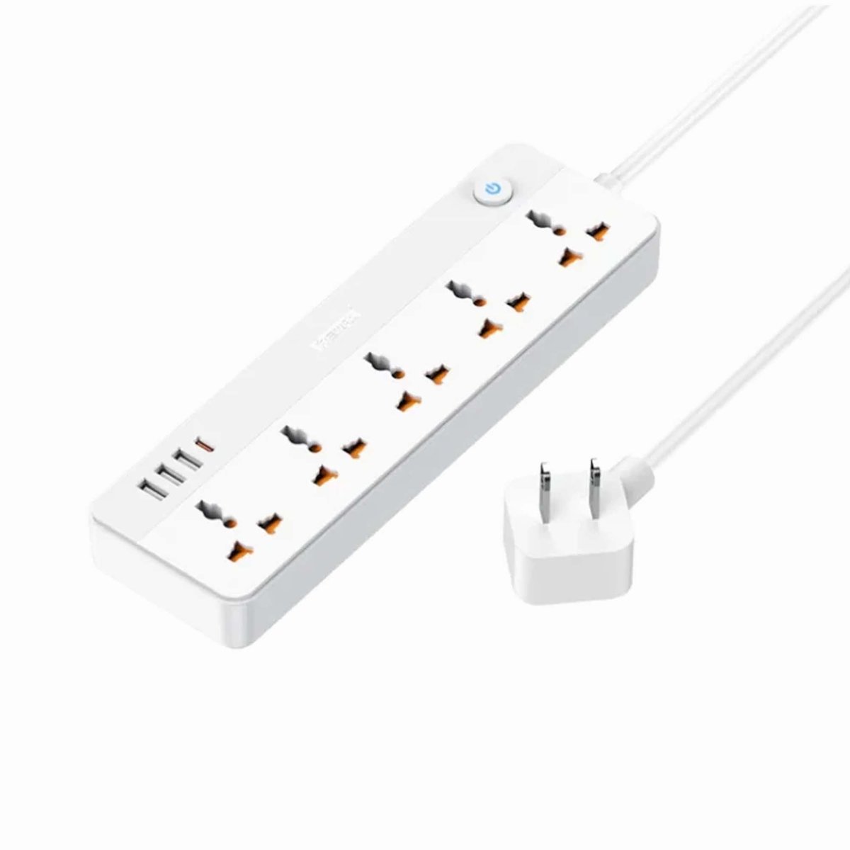 REMAX Kiddy Series 30W 3A1C 5-outlet Power Strip RP-U160 thumbnail 2