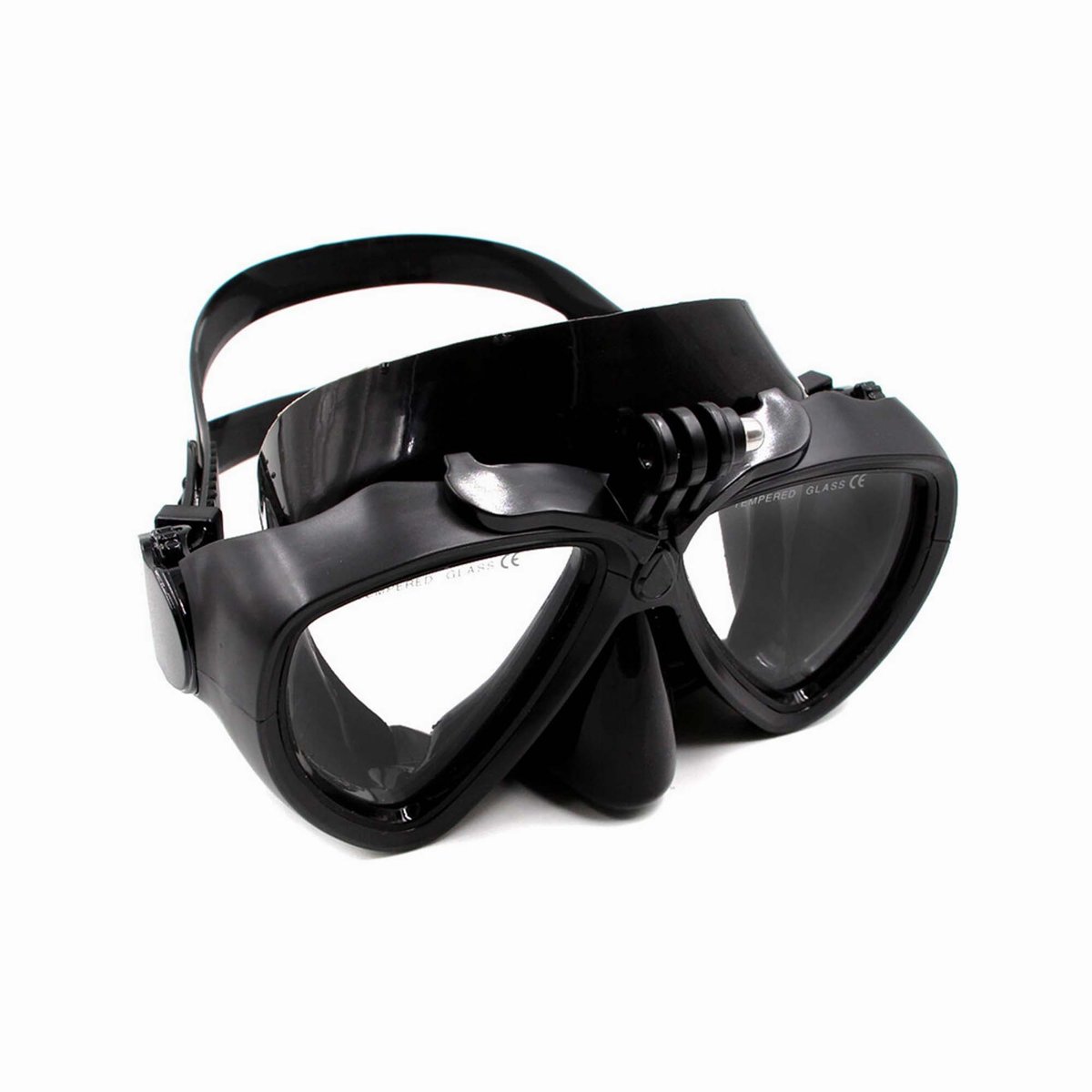 Telesin Full Face Snorkel Diving Scuba Mask with Tripod Mount GoPro