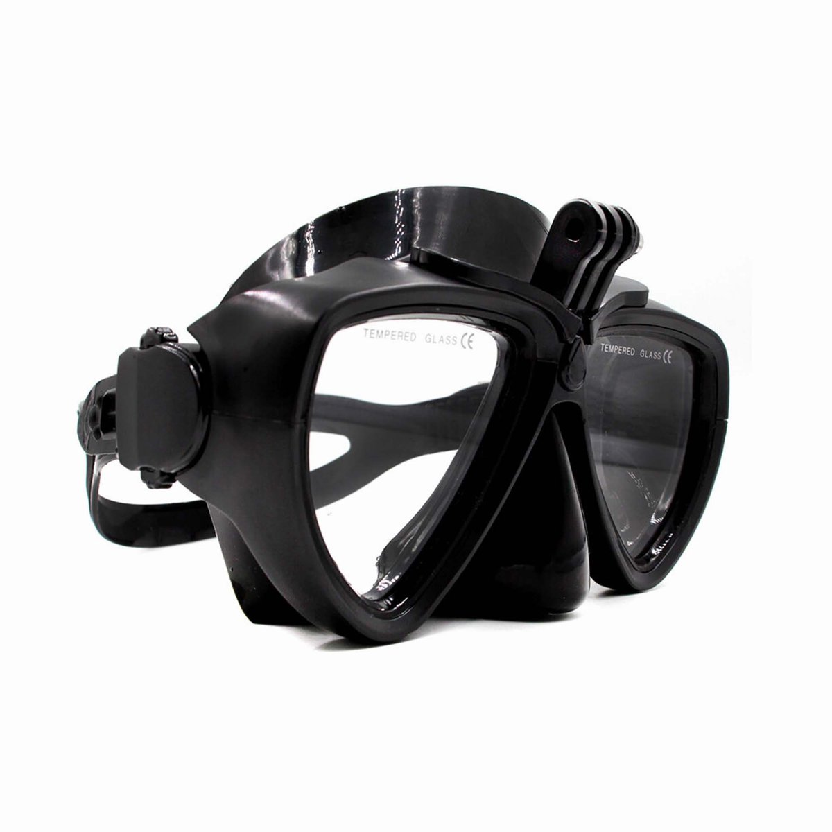 Telesin Full Face Snorkel Diving Scuba Mask with Tripod Mount GoPro thumbnail 2