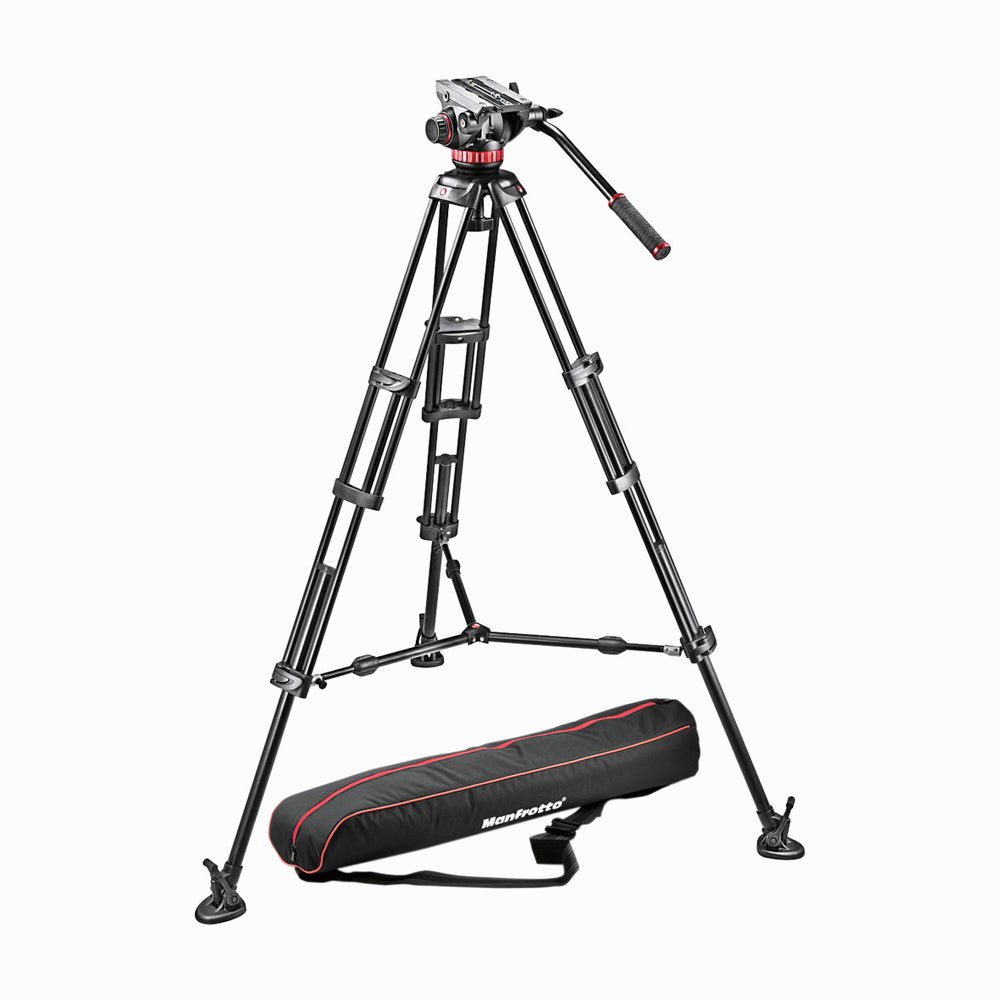 Manfrotto MVH502A Fluid Head and 546B Tripod System with Carrying Bag