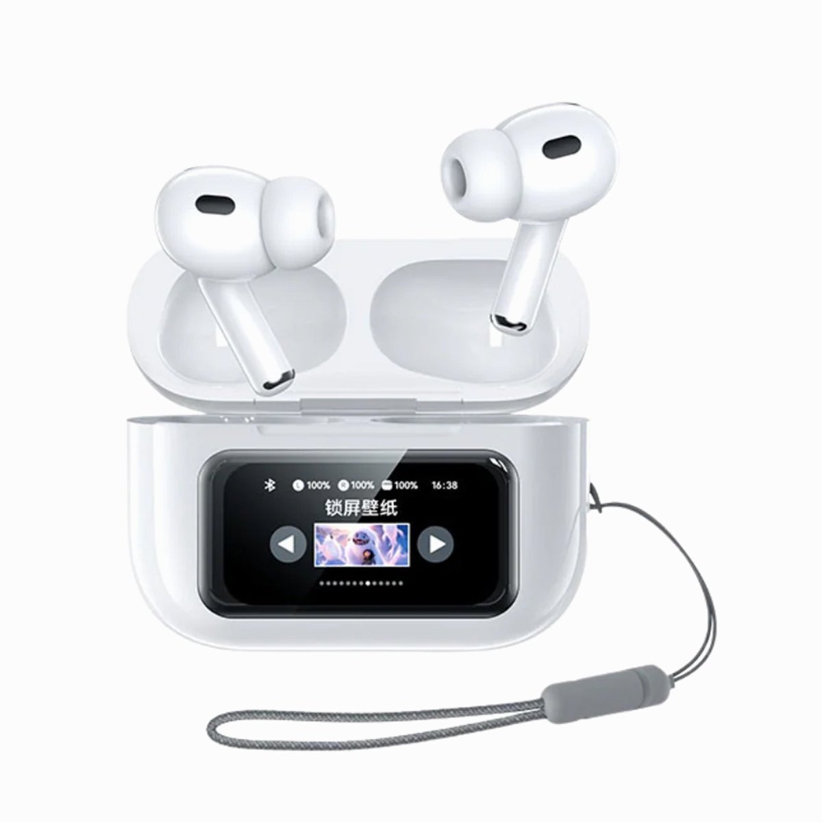 REMAX Noise-Cancelling True Wireless Earbuds with Touchscreen CozyPods W30N thumbnail 2