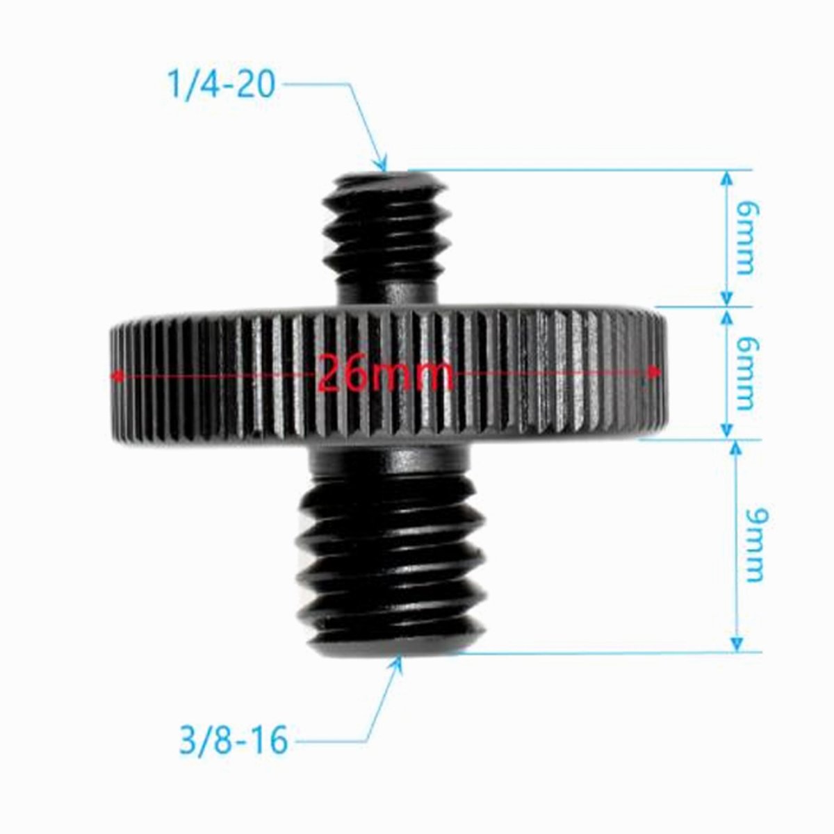 1/4 to 1/4 3/8 Inch Conversion Screw CS160 image 1