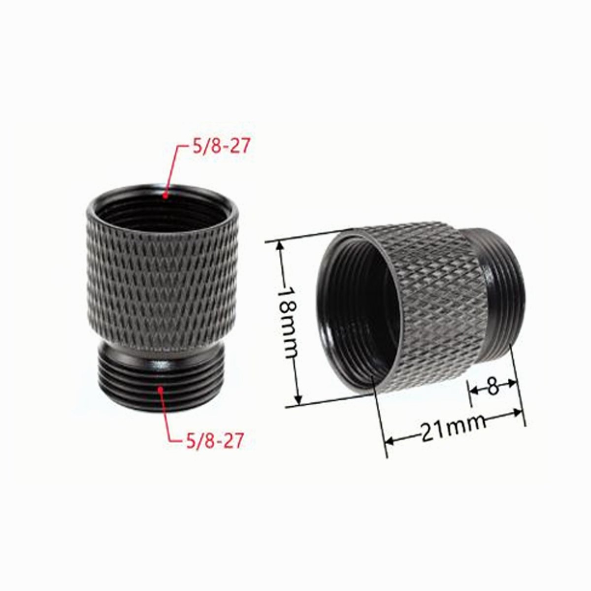 Microphone Stand Adapter Screw 5/8-27 Female 5/8-27 Male CS170 image 1