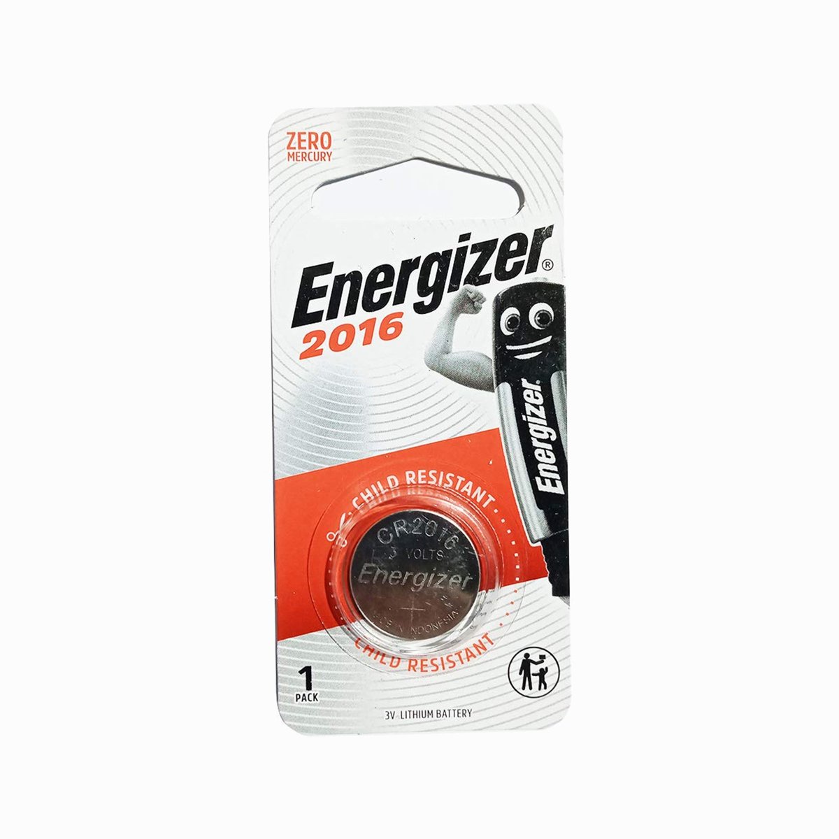 Energizer Alkaline 2016 3V Coin Battery 1 Pc 1 Pkt