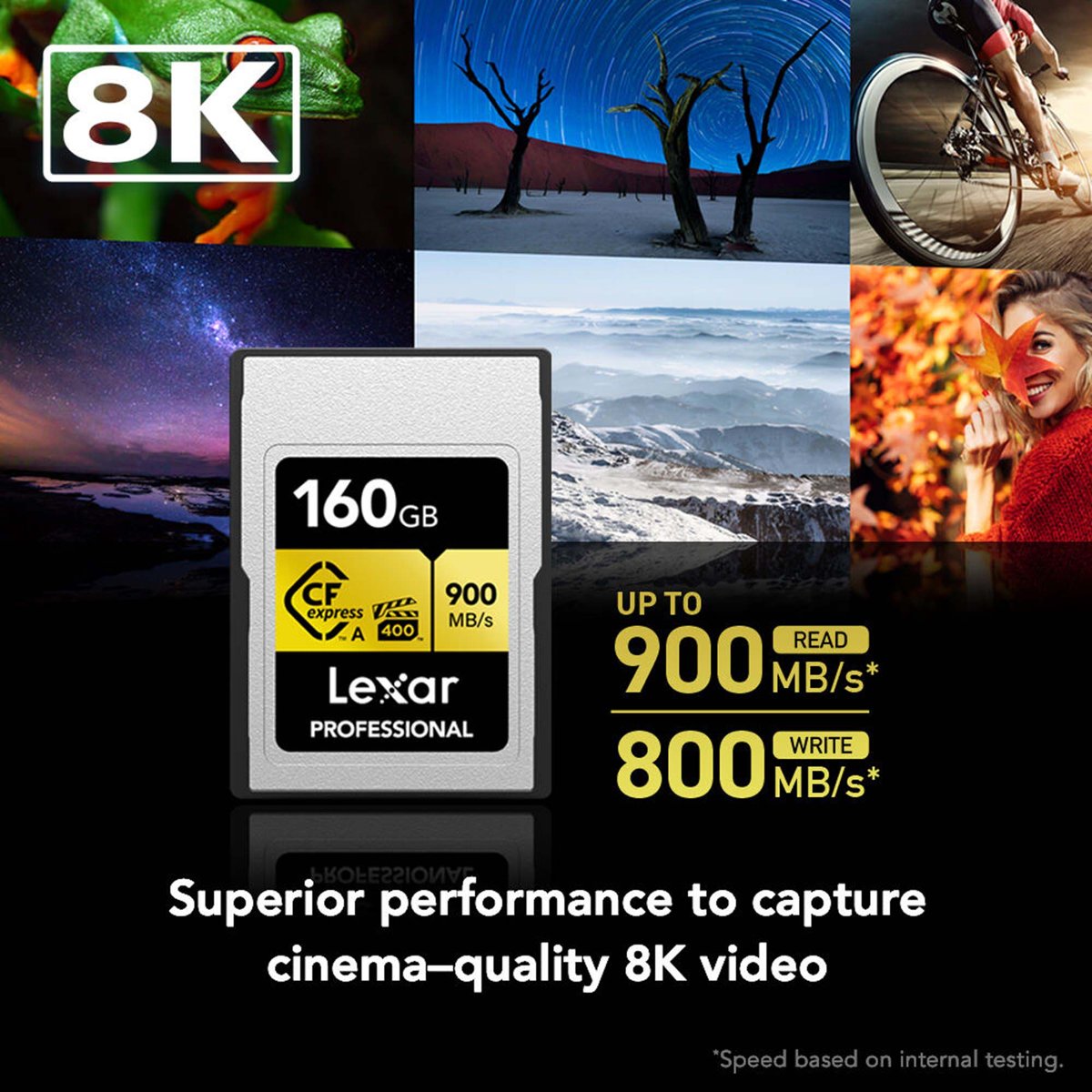 Lexar 160GB Professional CFexpress Type A Card GOLD Series thumbnail 2