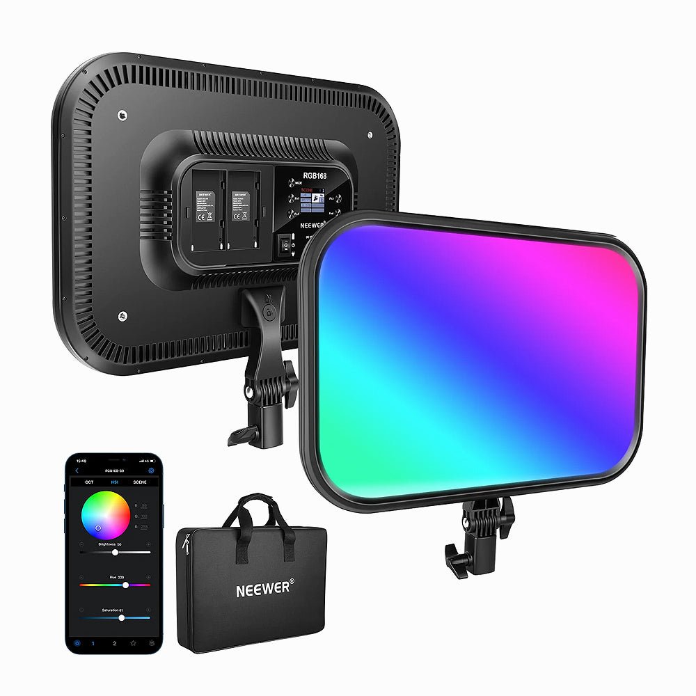 NEEWER RGB168 18.3 Inch LED Panel Video Light