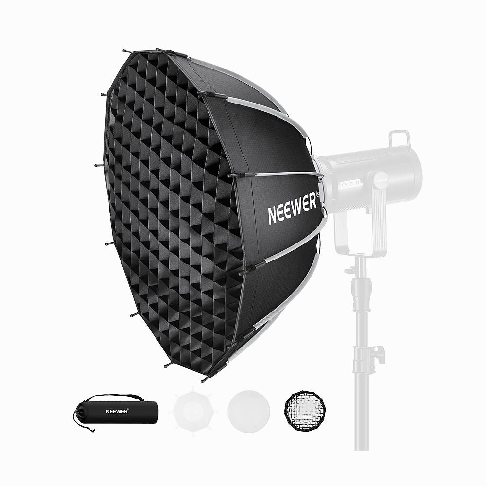 Neewer 65cm Parabolic Quick Release Softbox with Honeycomb Grid (NS6P)